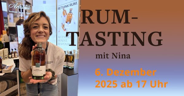 Rum Tasting mit Nina - 06.12.25 ab 17 Uhr