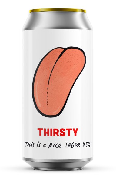 Pretty Decent Beer - Thirsty - 4,5% alc.vol. 0,44l - Rice Lager