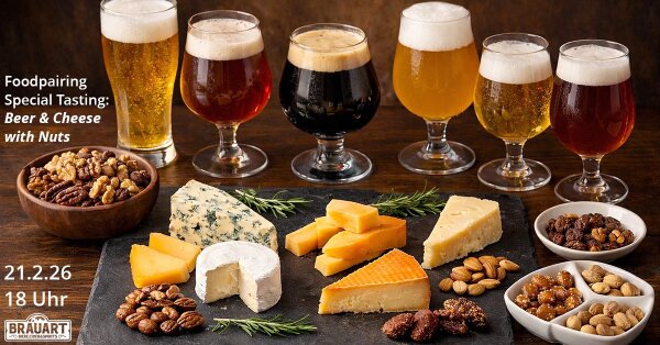 Bier Tasting - Beer & Cheese - 21.02.26 ab 18 Uhr