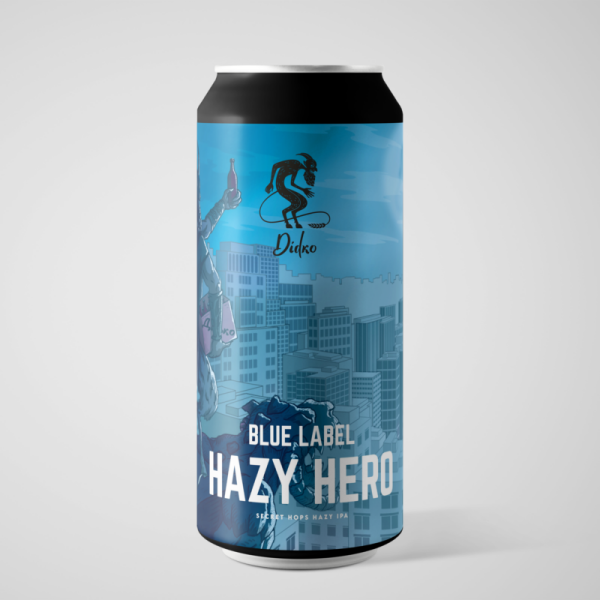 Didko - Hazy Hero Blue Label - 5,4% alc.vol. 0,5l - Hazy IPA