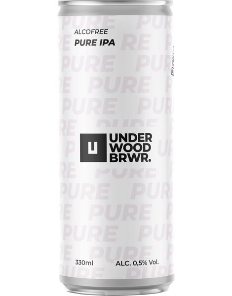 Underwood BRWR. - Pure IPA - 0,5% alc.vol. 0,33l - Alkoholfreies IPA
