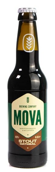 MOVA Brewing Co. - Stout Oatmeal - 4,9% alc.vol. 0,33l - Oatmeal Stout