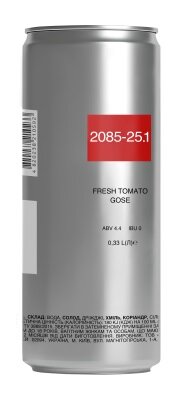 2085beer - 2085-25.1 - 4,4% alc.vol. 0,33l - Fresh Tomato Gose
