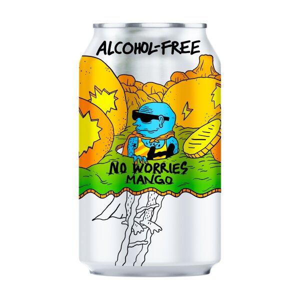 Lervig - No Worries Mango - 0,5% alc.vol.0,33l - Alkoholfreies Mango IPA