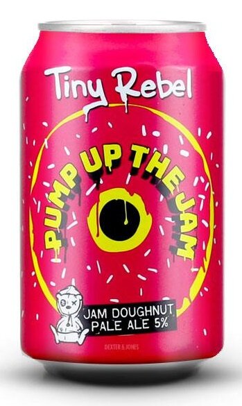 Tiny Rebel - Pump up the Jam - 5,0% alc.vol. 0,33l - Jam Doughnut Pale Ale