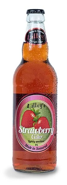 Lilleys - Strawberry Cider - 4,0% alc.vol. 0,5l - Fruchtcider