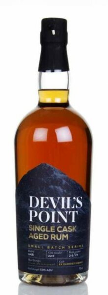 Devils Point Single Cask Aged Rum - 70cl 43% alc. vol.-Ex Sherry Oloros