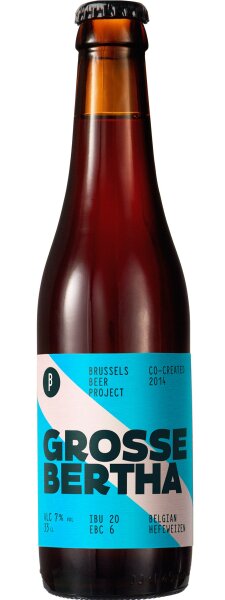 Brussels Beer Project - Grosse Bertha - 7,0% alc.vol.0,33l - Hefeweizen