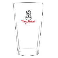 Tiny Rebel - Bierglas - 1/3 Pint Becherglas