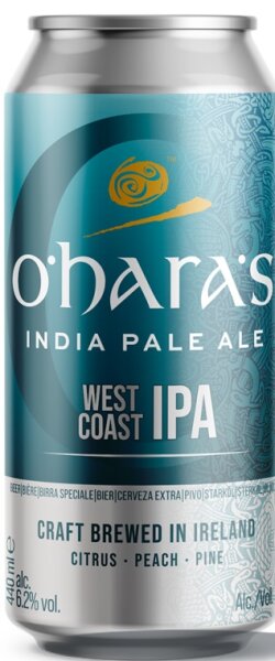 OHaras - West Coast IPA Can - 6,2% alc.vol. 0,44l - West Coast IPA