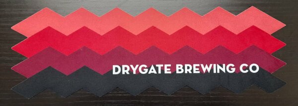 Drygate - Bar Runner - Rot mit Rautenmuster
