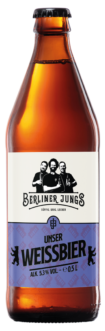 Berliner Jungs - Unser Weissbier - 5,3% alc.vol. 0,5l - Weissbier