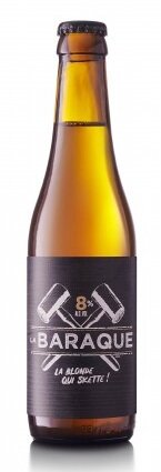 Borinage - Baraque - 8,0% alc.vol. 0,33l - Blonde
