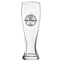 Hoppebräu - Bierglas - 0,5l Weißbier Glas