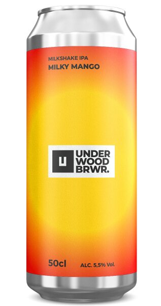 Underwood BRWR. - Milky Mango - 5,5% alc.vol. 0,33l - Milkshake IPA