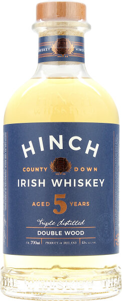 Hinch - Double Wood Aged 5 Years - 43% vol.alc.  0,7l - Irish Whiskey Blend
