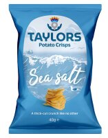 Taylors - Sea Salt 40g - Straight Cut Crisps