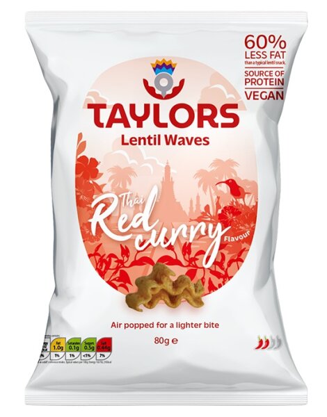Taylors - Thai Red Curry 80g - Lentil Waves