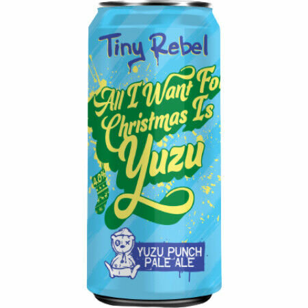 Tiny Rebel - All I Want For Christmas Is Yuzu - 4,8% alc.vol. 0,44l - Yuzu Punch Pale Ale