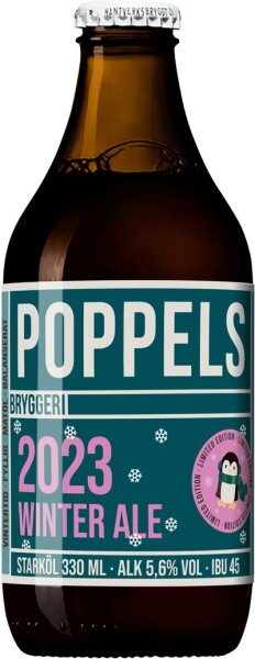 Poppels - 2023 Winter Ale - 5,6% alc.vol. 0,33l - Winter Ale