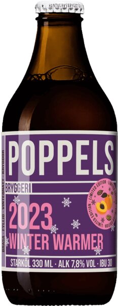Poppels - 2023 Winter Warmer - 7,8% alc.vol. 0,33l - Winter Ale