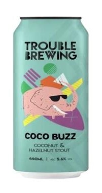 Trouble - Coco Buzz - 5,6% alc.vol. 0,44l - Coconut & Hazelnut Stout