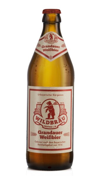 Wildbräu - Grandauer Weißbier - 5,1% alc.vol. 0,5l - Weißbier