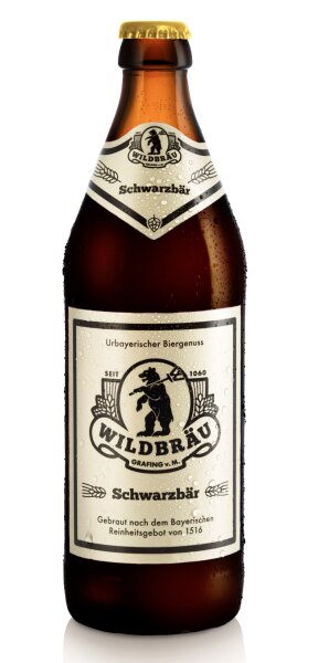 Wildbräu - Schwarzbär - 5,8% alc.vol. 0,5l - Schwarzbier