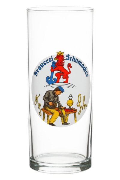 Schumacher - Bierglas - Altbierglas mit Emblem
