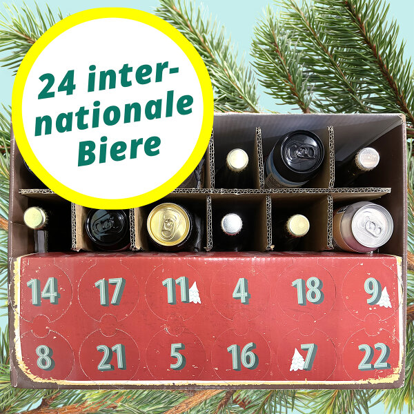Bier Adventskalender von BrauArt - International Beer 2025