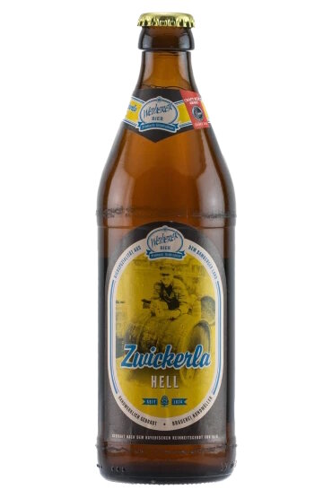 Weiherer Bier - Zwickerla hell - 4,9% alc.vol. 0,5l - Fränkisch Hell