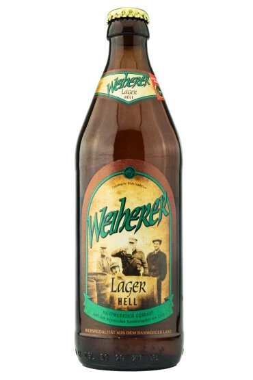 Weiherer Bier - Lager - 4,7% alc.vol. 0,5l - Lager hell