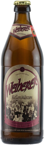 Weiherer Bier - Keller-Märzen - 5,6% alc.vol. 0,5l - Märzen