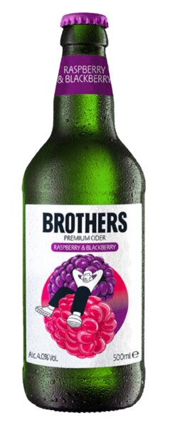 Brothers - Raspberry & Blackberry - 4,0% alc.vol. 0,5l - Fruchtcider