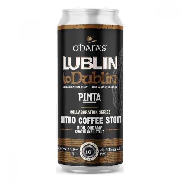 OHaras - Lublin to Dublin Can - 5,0% alc.vol. 0,44l - Nitro Coffee Stout