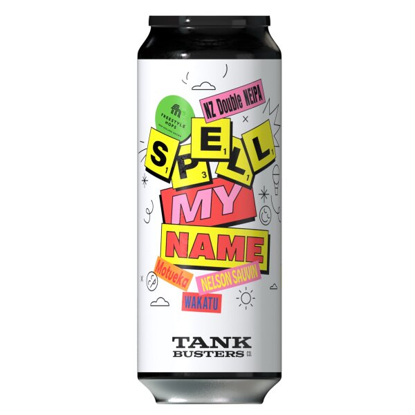 Tankbusters - Spell My Name 2025 - 8,0% alc.vol. 0,5l - NZ Double NEIPA