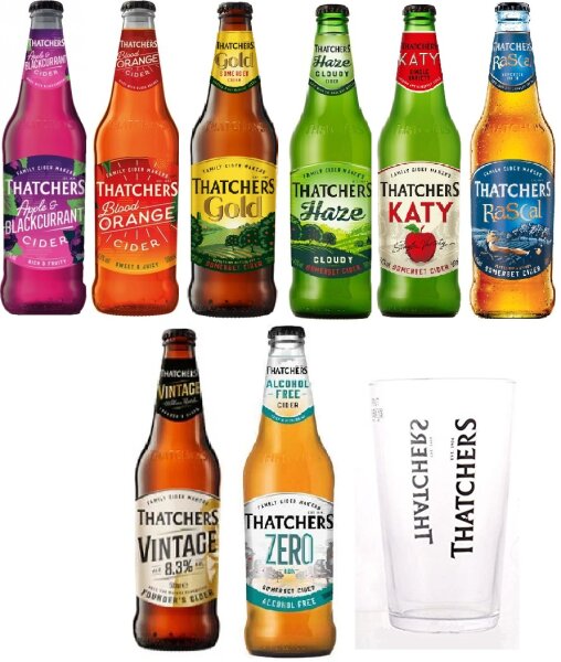 Ciderpaket - Thatchers mit Glas