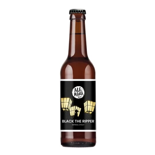 Ale Mania - Black The Ripper - 8,4% alc.vol. 0,33l - Imperial Stout