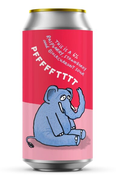 Pretty Decent Beer - Pffffftttt - 6,0% alc.vol. 0,44l - Raspberry, Strawberry and Blackcurrant Sour