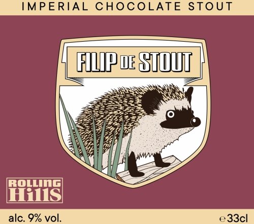 Rolling Hills - Filip de Stout - 9,0% alc.vol. 0,75l - Imperial Chocolate Stout