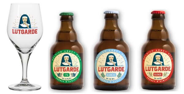 Bierpaket - Lutgarde mit Glas