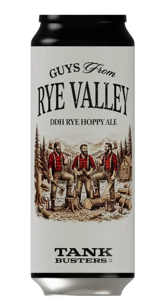 Tankbusters - Guys from Rye Valley - 6,4% alc.vol. 0,5l - DDH Rye Hoppy Ale