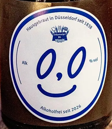 Schumacher - Alt 0,0 - 0,0% alc.vol. 0,33l - Alkoholfreies Altbier 
