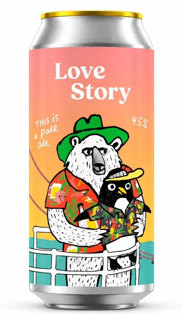 Pretty Decent Beer - Love Story - 4,5% alc.vol. 0,44l - Single Hop Pale Ale