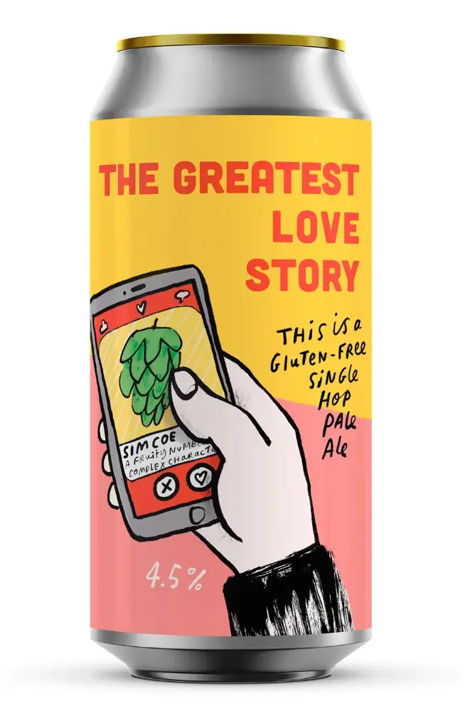 Pretty Decent Beer - The Greatest Love Story - 4,5% alc.vol. 0,44l - Single Hop Pale Ale