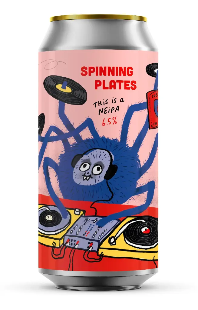 Pretty Decent Beer x Appollen - Spinning Plates - 6,2% alc.vol. 0,44l - NEIPA
