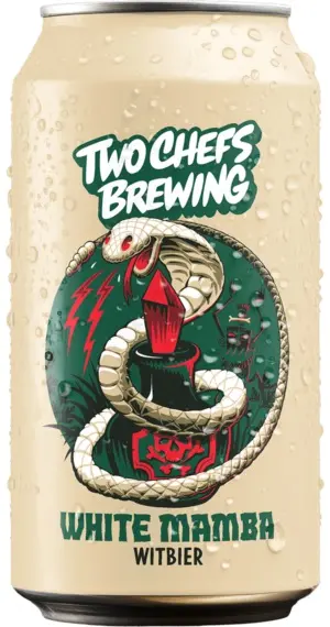 Two Chefs Brewing - White Mamba - 5,0% alc.vol. 0,33l - Witbier