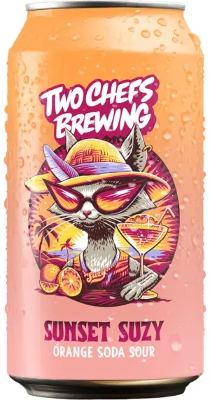Two Chefs Brewing - Sunset Suzy - 4,8% alc.vol. 0,33l - Orange Soda Sour