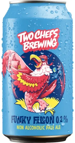 Two Chefs Brewing - Funky Falcon - 0,2% alc.vol. 0,33l - Non-Alcoholic Pale Ale