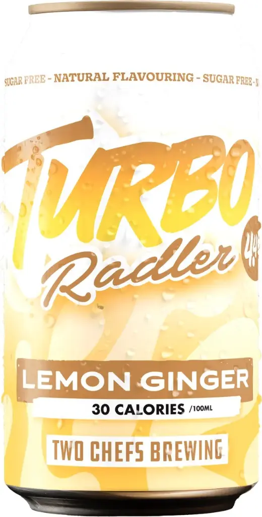 Two Chefs Brewing - Turbo Radler Lemon Ginger - 4,4% alc.vol. 0,33l - Radler